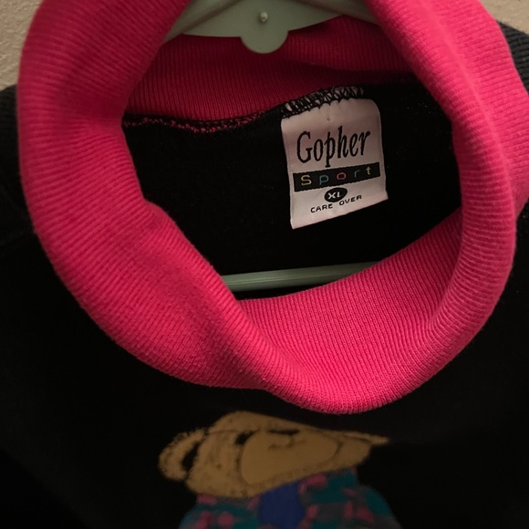 Vintage Teddy Bear turtleneck sweatshirt - Picture 2 of 3